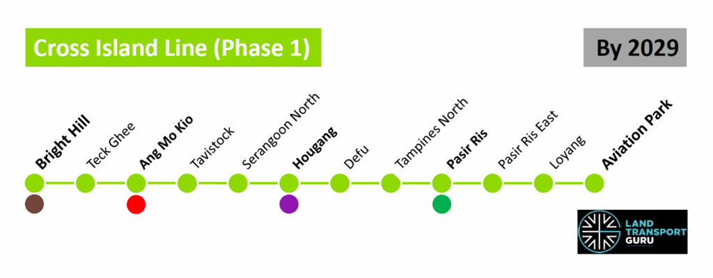 CRL-Phase-1 - CBD Singapore Directory Cross Island Map (CRL) - MRT Line Map